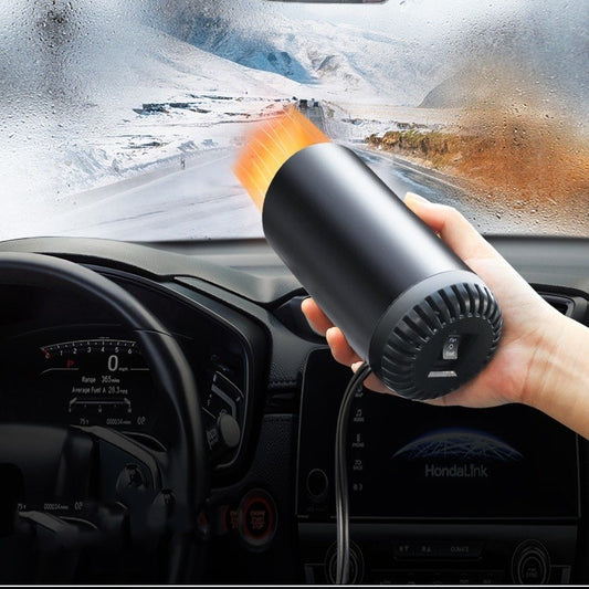 Flag Village Auto Tools Car Heater Vehicle Heating Cooling Fan Portable Defrosting and Defogging Small Electrical Appliance Fun
