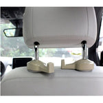 Flag Village Auto Tools High Quality Multifunction Hidden Car Hook Portable Hanger Purse Bag Organizer Holder Easy Instal Car Accessories