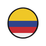Flag Village Colombia Flag Embroidery Iron-On Patches
