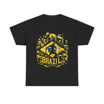 Flag Village Brazil Sporting Flag T-SHIRT Heavy Cotton Tee BRA0011