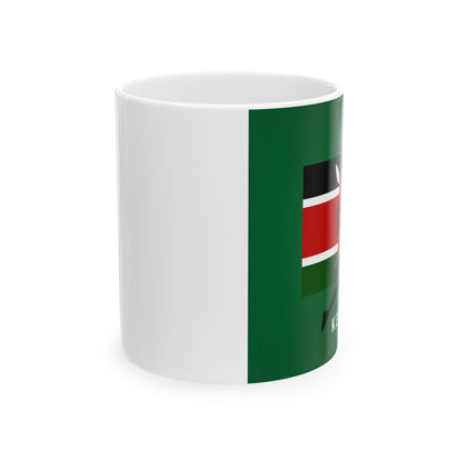 Flag Village KENYA Sporting Flag Ceramic Coffee Mug 11oz KEN0001