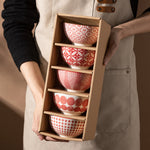 Flag Village Hefeng Ceramic Tableware Creative Personality Gift Box