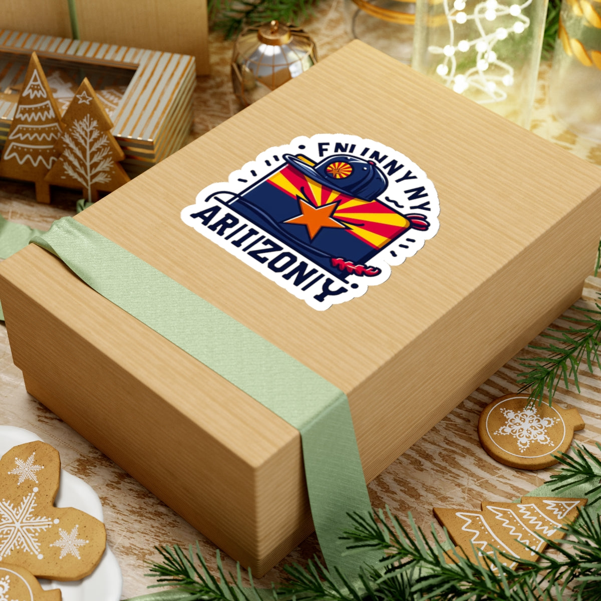 Flag Village USA Arizona State Flag Sticker 2", 3", 4", 6" AZ01