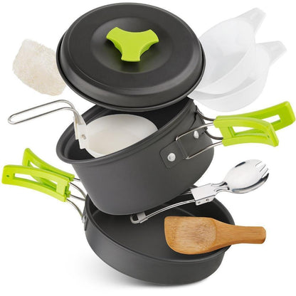 Flag Village Outdoor cookware 1-2 people camping cookware set