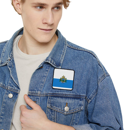 Flag Village San Marino Flag Embroidery Iron-On Patches