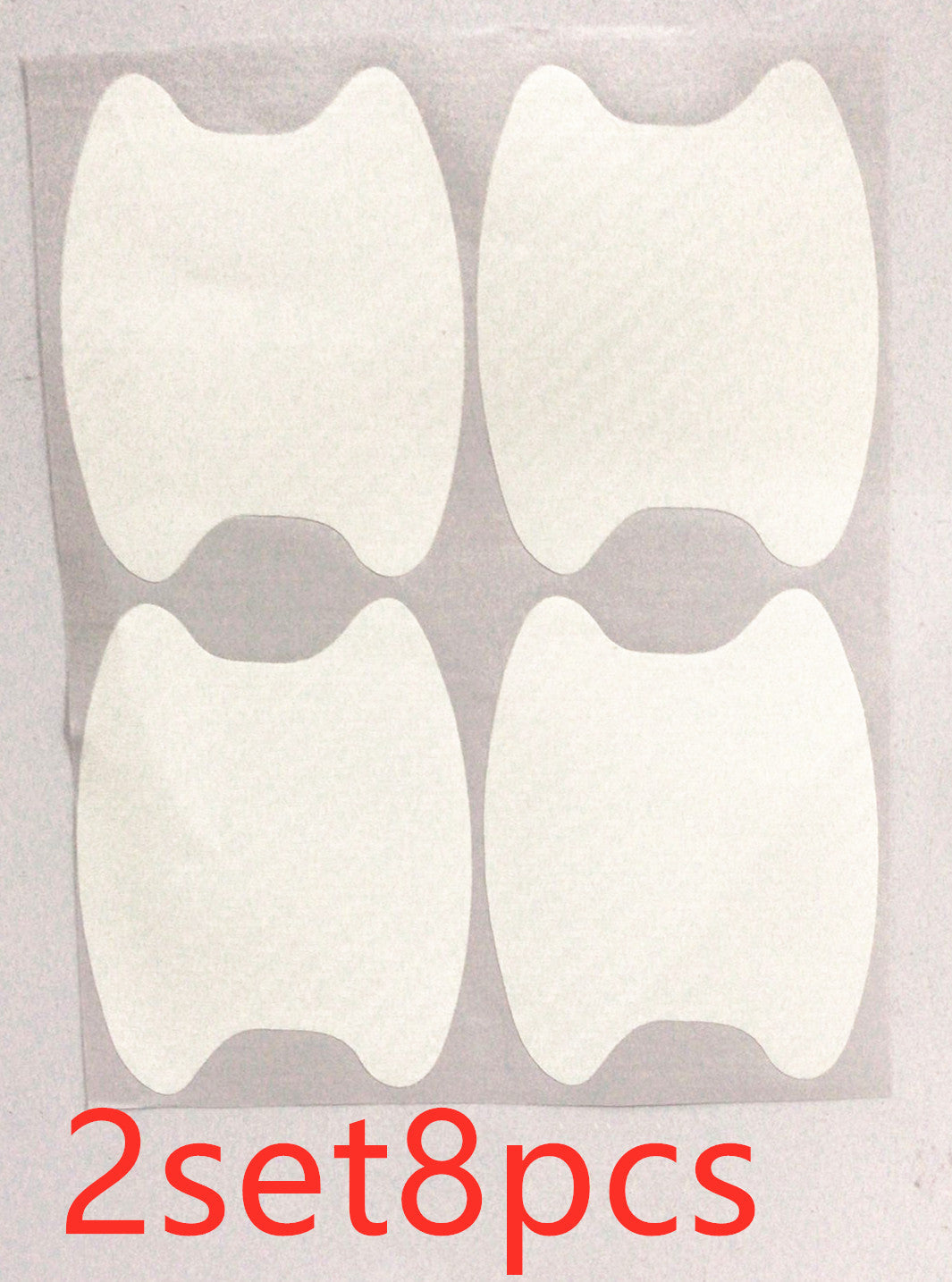 Flag Village Auto Tools 4pcs Set Of Door Stickers Carbon Fiber Scratch-resistant Car Handle Stickers