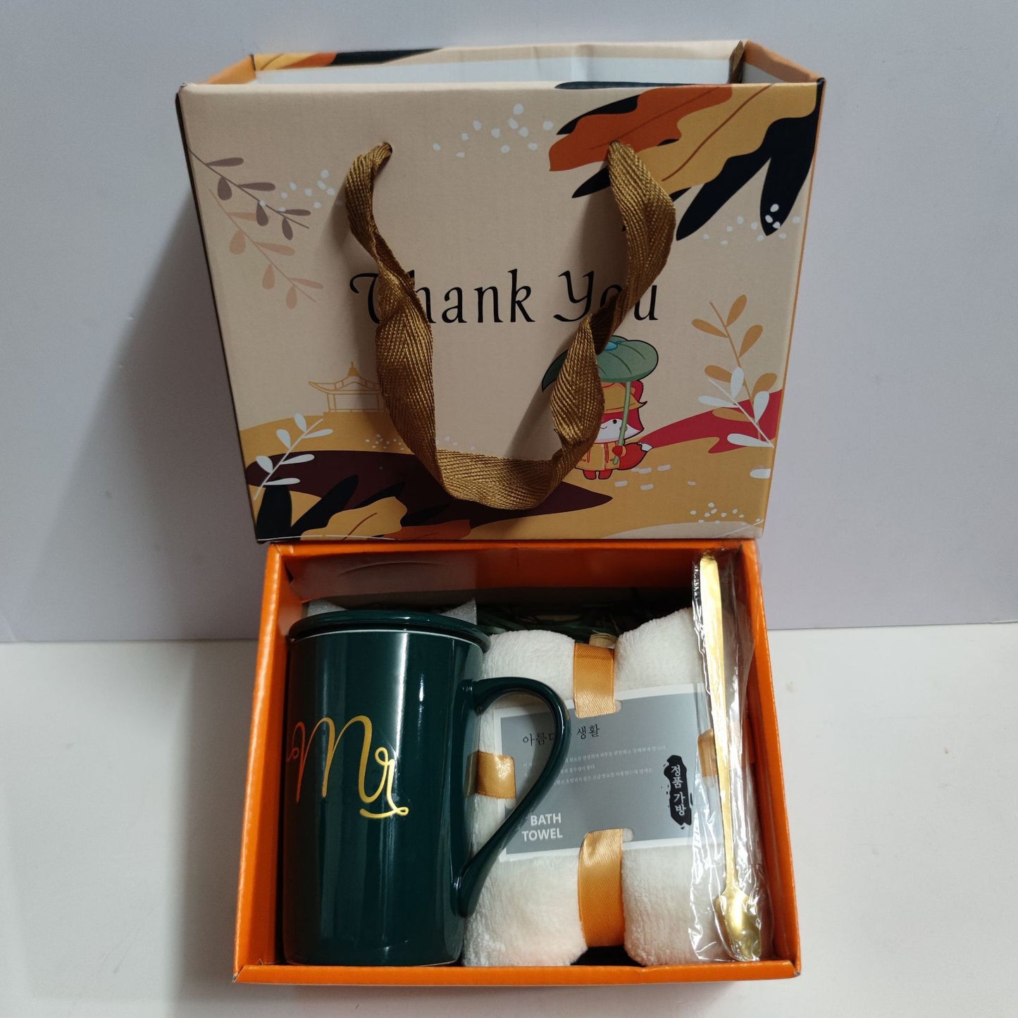 Flag Village Ceramic Cup Gift Box Opening Gift Activity Gift Wedding Favors