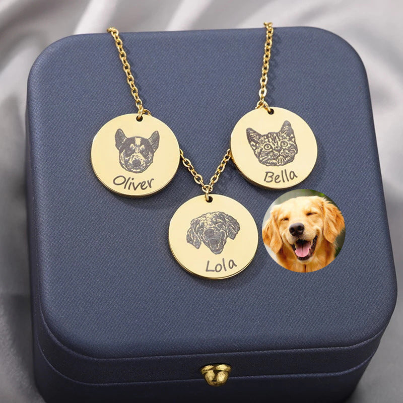 Flag Village Personalized Gifts For Mom Unique Jewelry Pet Photo Cust Om