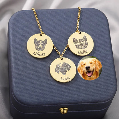 Flag Village Personalized Gifts For Mom Unique Jewelry Pet Photo Cust Om