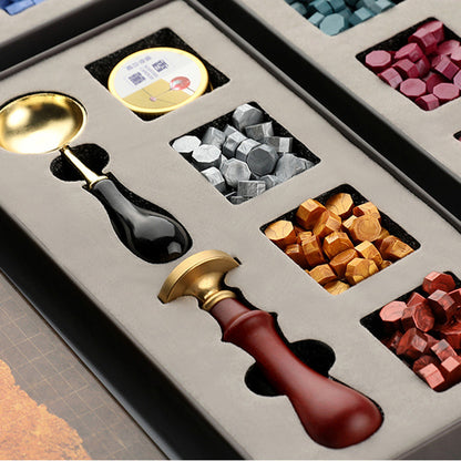 Flag Village Full Set Of Gift Box With Wax Grain Seal Head