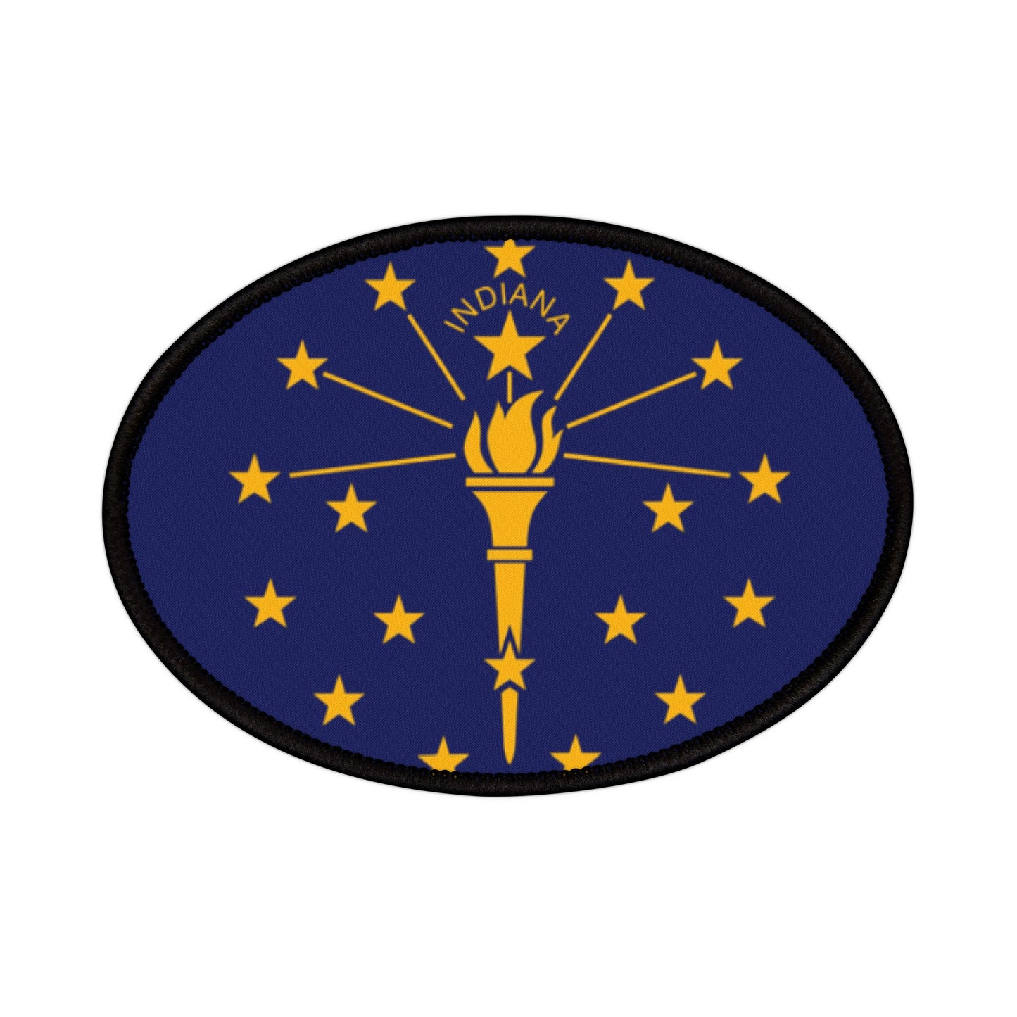 Flag Village Indiana State Flag Embroidery Iron-On Patches