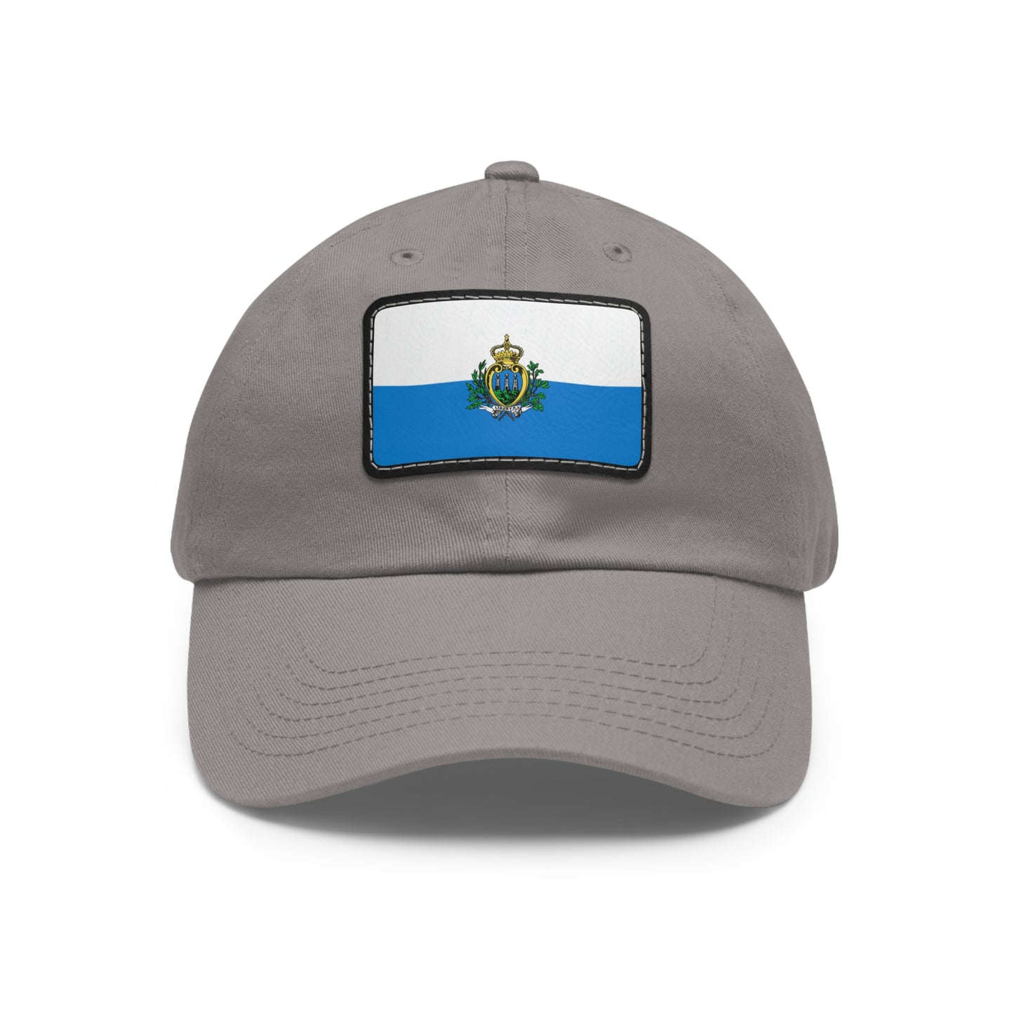 Flag Village San Marino Flag Hat Cap with Leather Patch