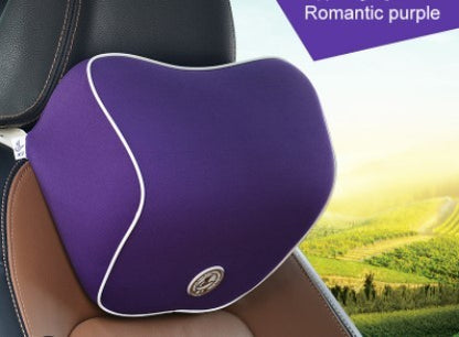 Flag Village Auto Tools Car Memory Cotton Lumbar Suit Pillow Back Pad Waist Car Interior Seat Four Seasons Universal New Slow Rebound