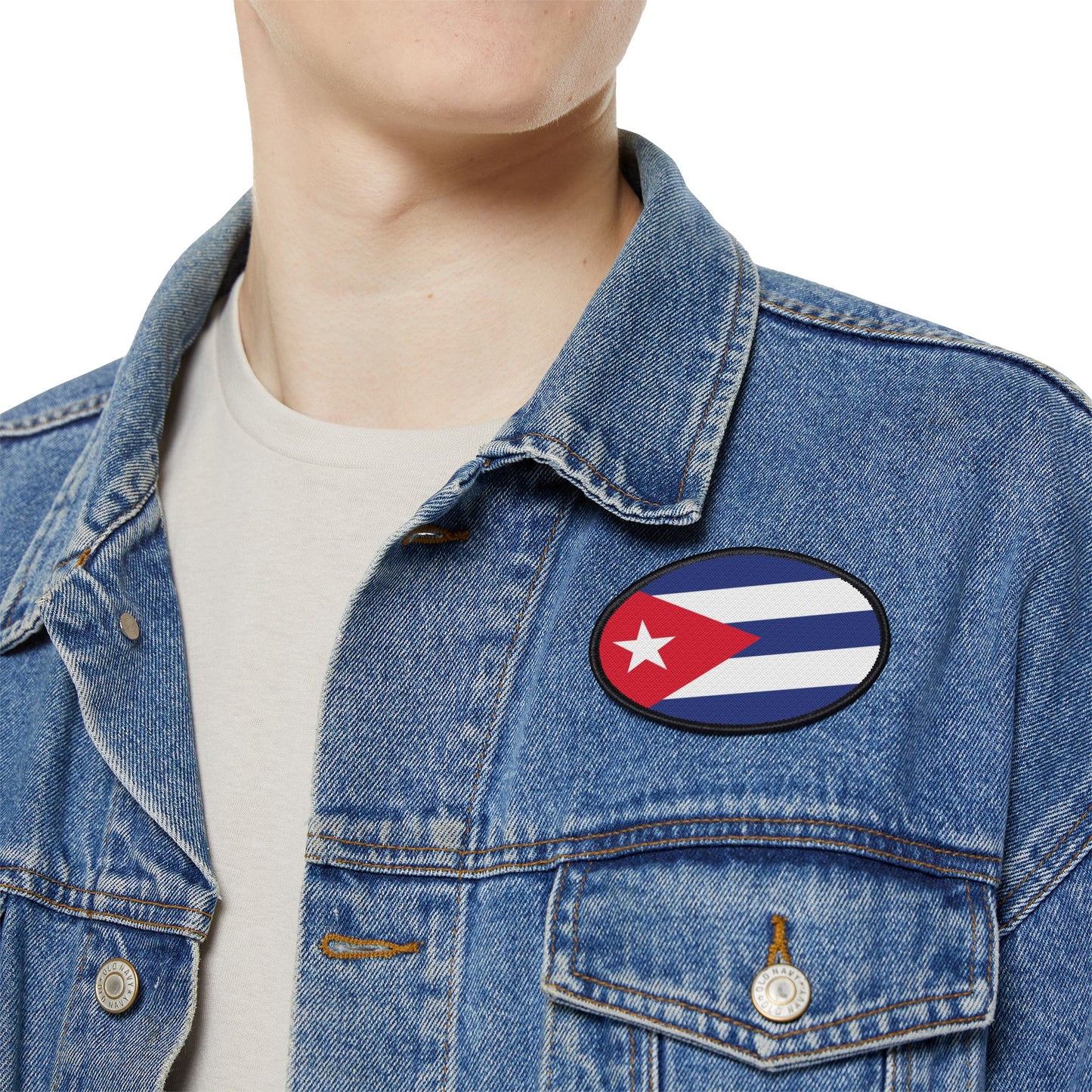 Flag Village Cuba Flag Embroidery Iron-On Patches