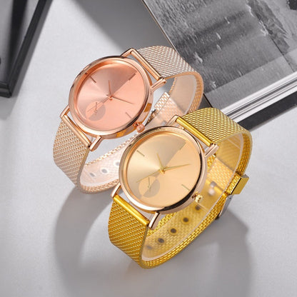 Flag Village Compatible with Apple, Hot Fashion Simple Style New Ladies Hook Buckle Alloy Watches Women Wristwatch Quartz Female Clock Gifts Relogios Feminino