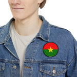 Flag Village Burkina Faso Flag Embroidery Iron-On Patches