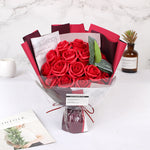 Flag Village Simulation Rose Flower Teacher Gift Box Birthday Gift