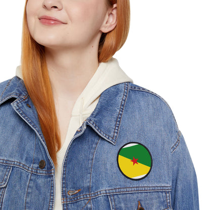 Flag Village Guiana(French Guiana) Flag Embroidery Iron-On Patches