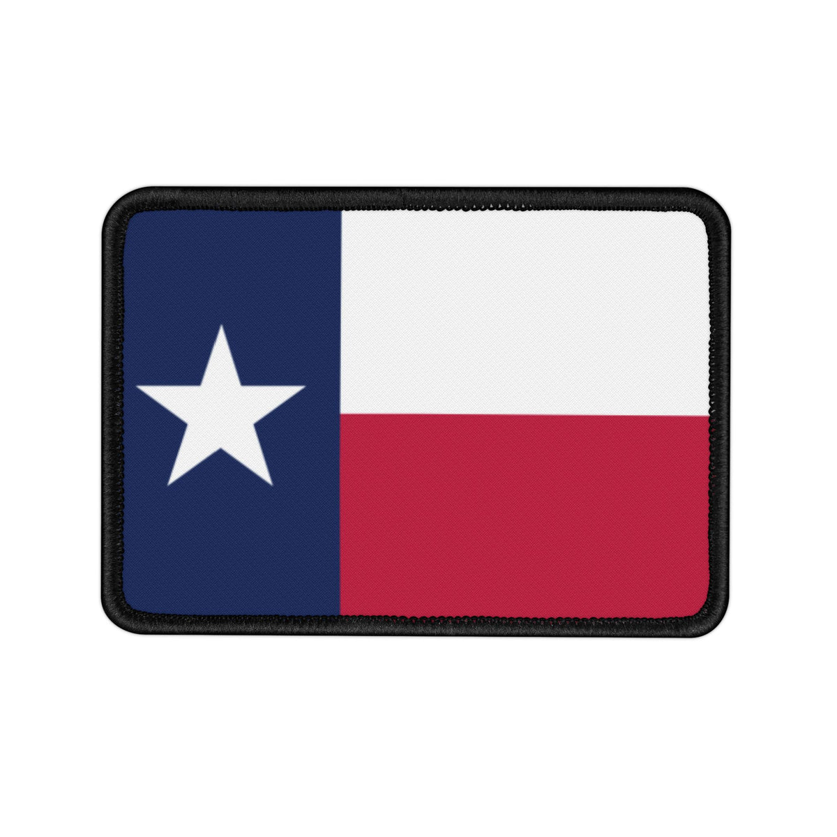 Flag Village Texas State Flag Embroidered Iron-On Patch