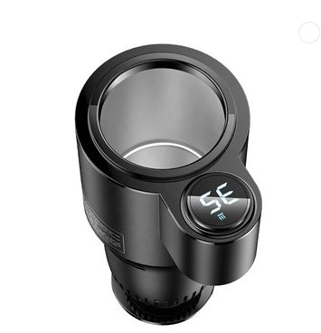 Flag Village Auto Tools USAMS US-ZB160 Digital Display Smart Car Heating Cooling Cup Car Accessories