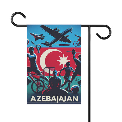 Flag Village Azerbaijan Flag Sporting Garden & House Banner AZE0004
