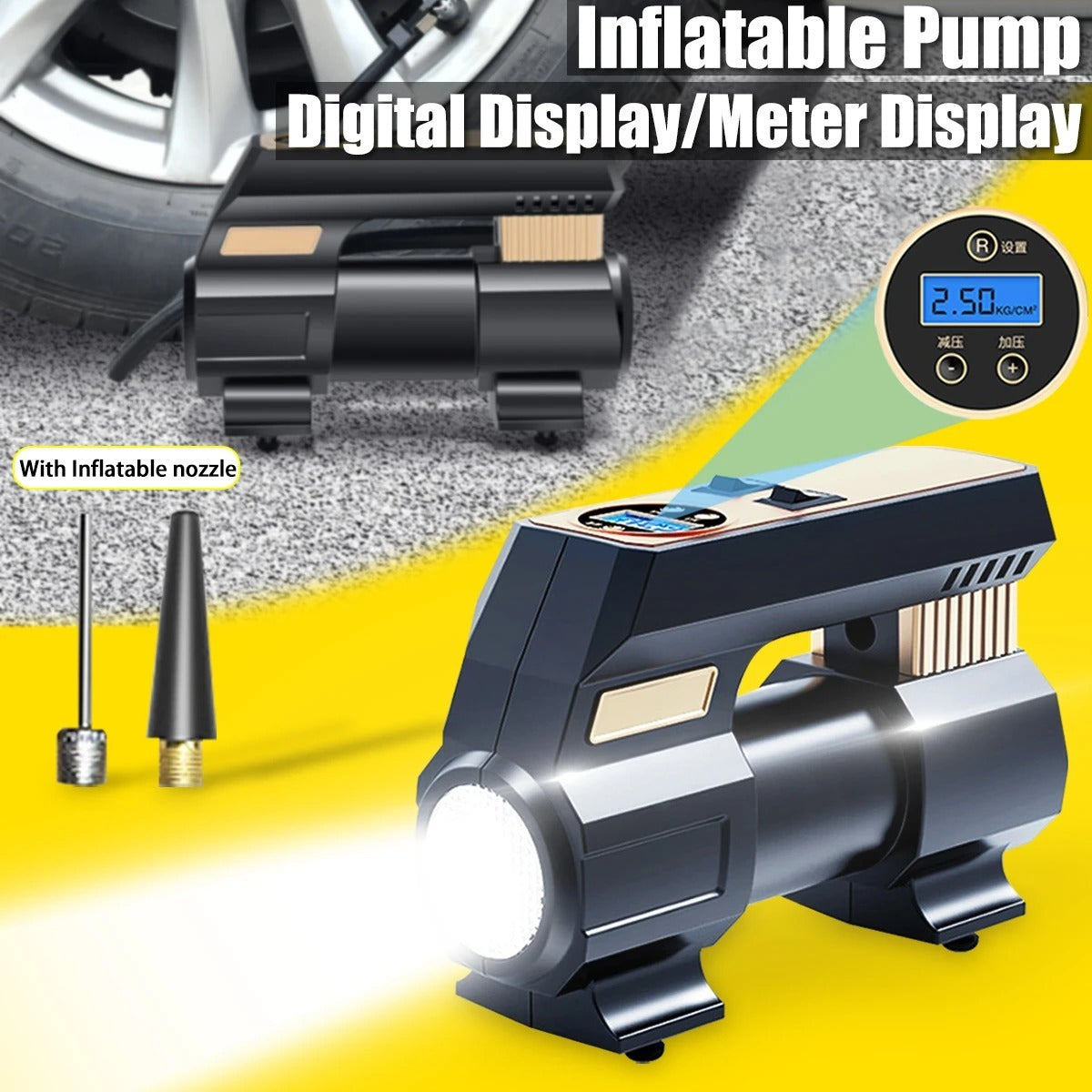 Flag Village Auto Tools Car air pump