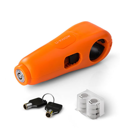 Flag Village Auto Tools ALARM Anti-theft Car Electric Car Motorcycle Bicycle Handle Bar Lock Alarm Handbrake Lock Brake Lock