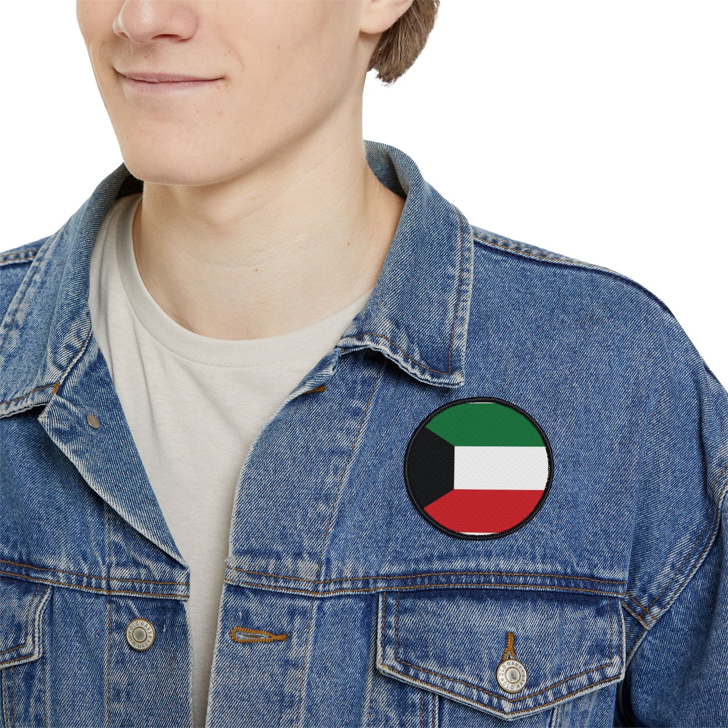 Flag Village Kuwait Flag Embroidery Iron-On Patches