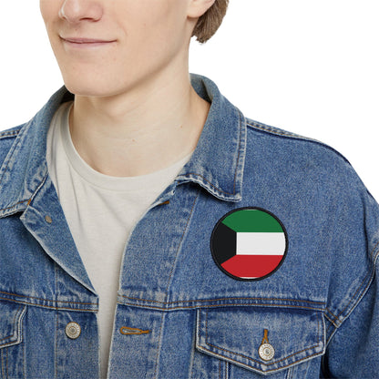 Flag Village Kuwait Flag Embroidery Iron-On Patches