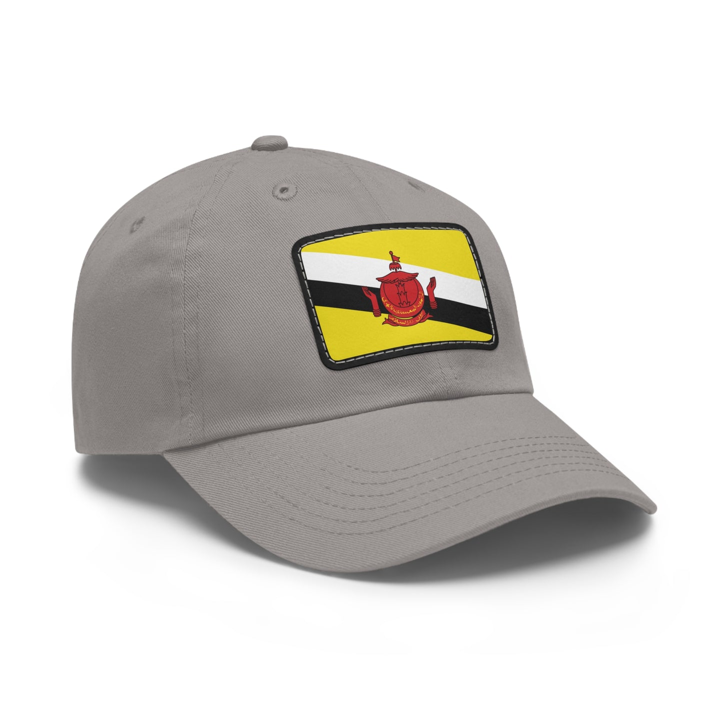 Flag Village Brunei Flag Hat Cap with Leather Patch