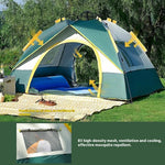 Flag Village Tent Outdoor Camping 3-4 People Automatic Quickly Open