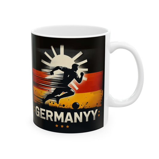 Flag Village Germany Sporting Flag Ceramic Coffee Mug 11oz DEU0007