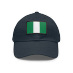 Flag Village Nigeria Flag Hat Cap with Leather Patch