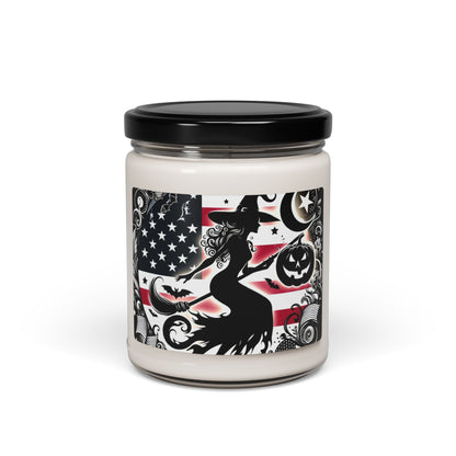 Flag Village Halloween Pretty Witch Scented Soy Candle, 9oz HW0027
