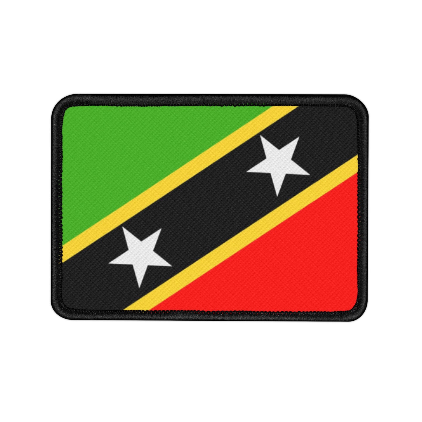 Flag Village Saint Kitts And Nevis Flag Embroidery Iron-On Patches