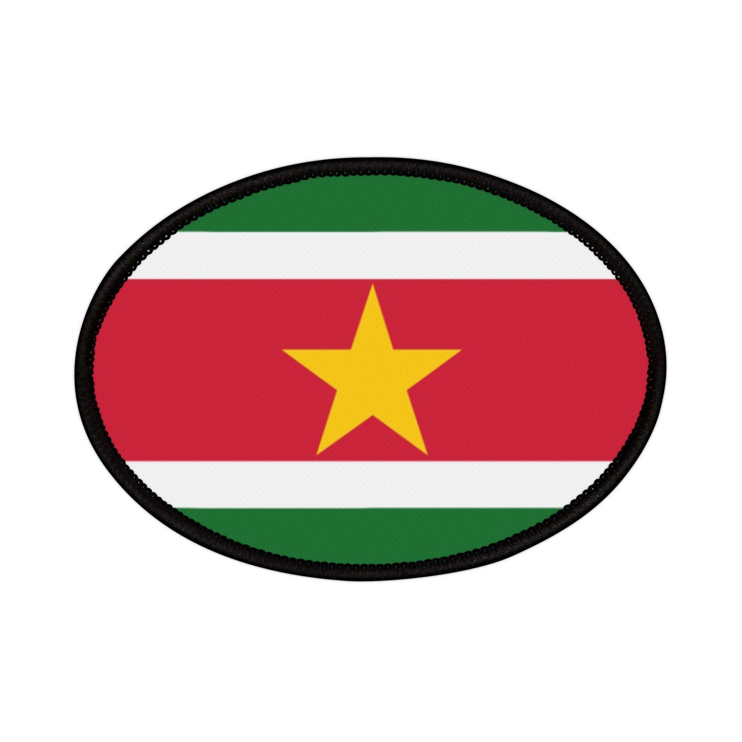 Flag Village Suriname Flag Embroidery Iron-On Patches