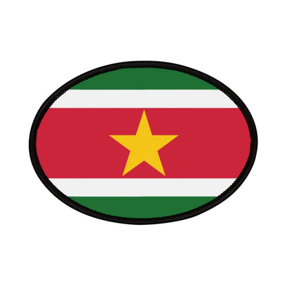 Flag Village Suriname Flag Embroidery Iron-On Patches