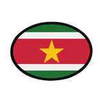 Flag Village Suriname Flag Embroidery Iron-On Patches