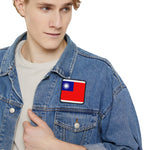 Flag Village Taiwan Flag Embroidery Iron-On Patches FV-PT0086
