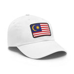 Flag Village Malaysia Flag Hat Cap with Leather Patch