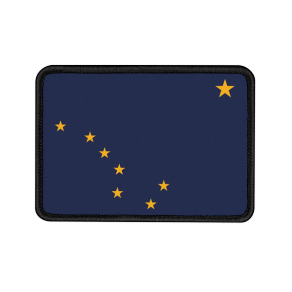 Flag Village Alaska State Flag Embroidered Iron-On Patch