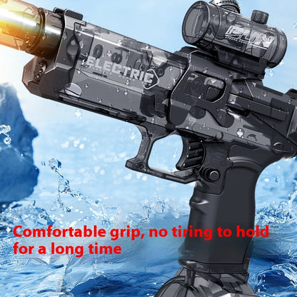Flag Village Fire Rat Electric Water Pistol Cool Light Full Automatic Water Spray Gun Summer Toy Sports Entertainment Children Gifts AC223