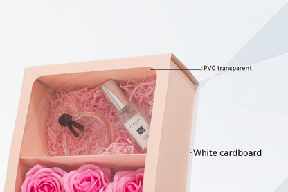 Flag Village Qixi Festival Gift Flowers Portable Flower Box