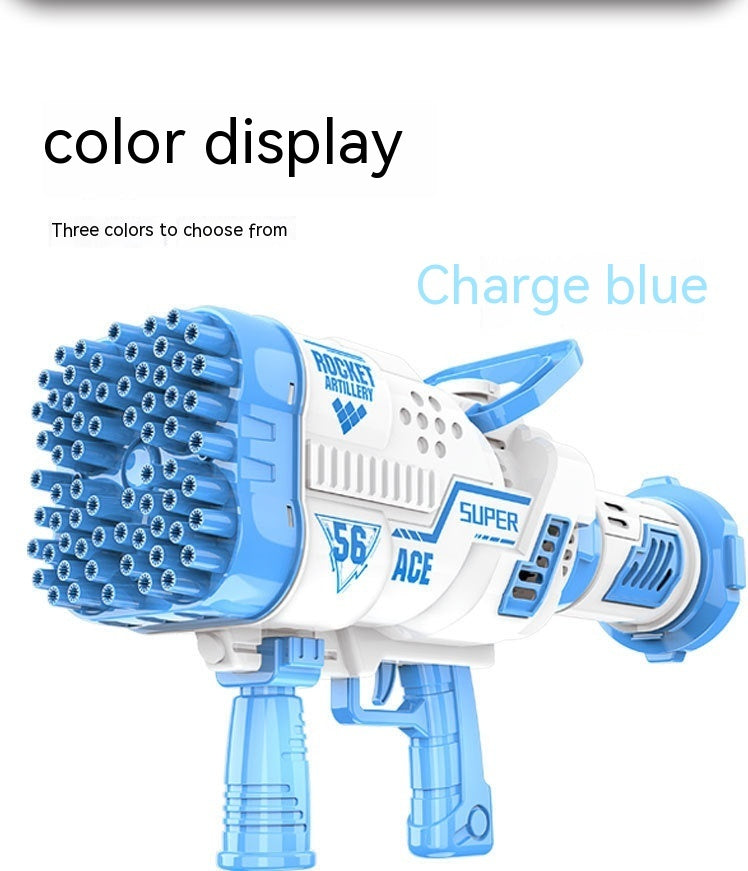 Flag Village Bubble Machine 68-hole Large Size Children's Birthday Gifts