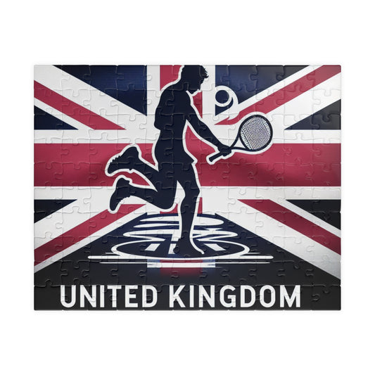 Flag Village United Kingdom Sporting Flag Puzzle (110, 252, 520, 1014-piece) UK0010