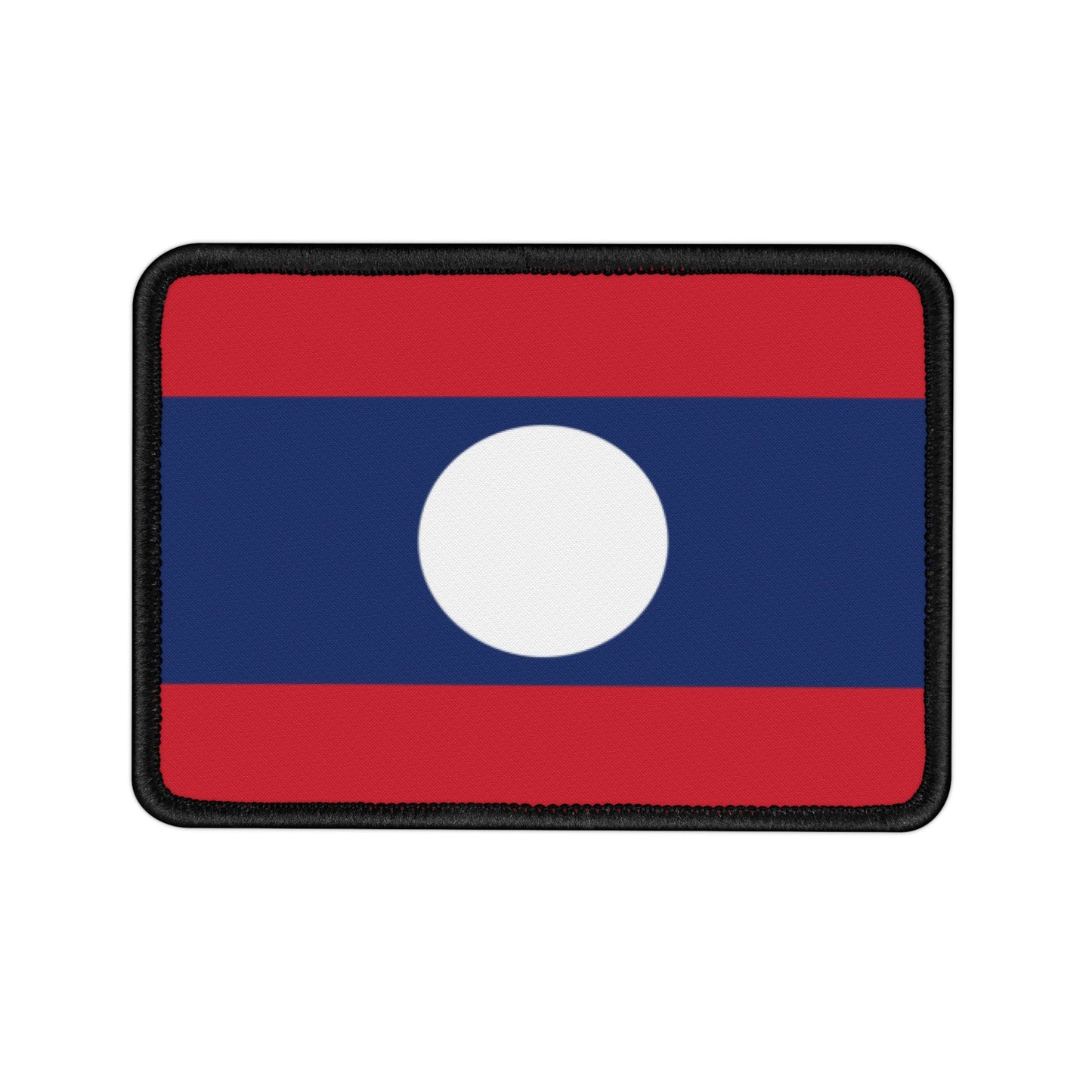 Flag Village Laos Flag Embroidery Iron-On Patches