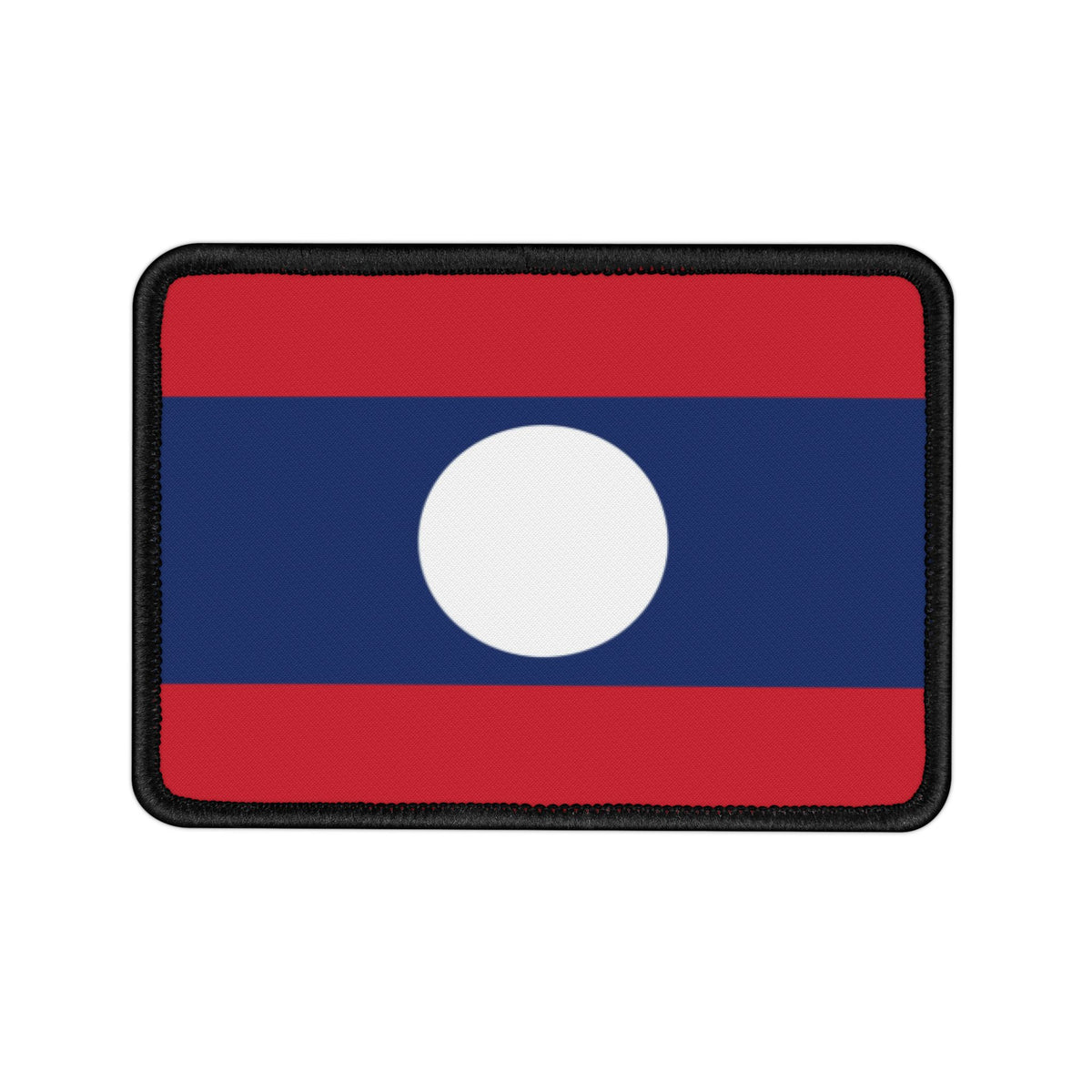 Flag Village Laos Flag Embroidery Iron-On Patches