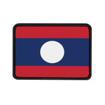 Flag Village Laos Flag Embroidery Iron-On Patches