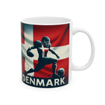 Flag Village Denmark Sporting Flag Ceramic Coffee Mug 11oz