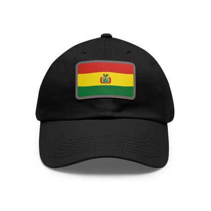 Flag Village Bolivia Flag Hat Cap with Leather Patch